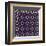 Moroccan Twelve Point Star (Purple)-Susan Clickner-Framed Giclee Print