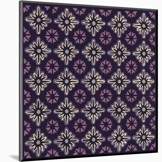 Moroccan Twelve Point Star (Purple)-Susan Clickner-Mounted Giclee Print