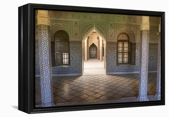 Morocco, Agdz, the Kasbah of Telouet Fortress-Emily Wilson-Framed Premier Image Canvas