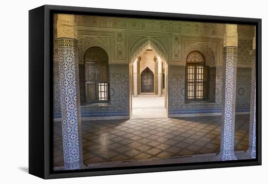 Morocco, Agdz, the Kasbah of Telouet Fortress-Emily Wilson-Framed Premier Image Canvas