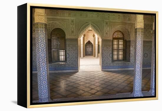 Morocco, Agdz, the Kasbah of Telouet Fortress-Emily Wilson-Framed Premier Image Canvas