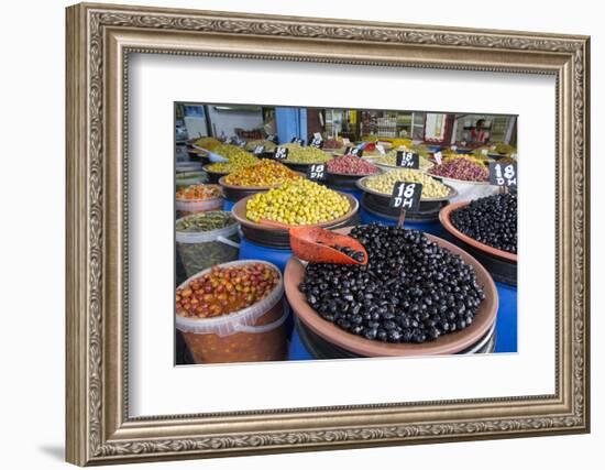 Morocco, Casablanca. Moroccan Olives-Emily Wilson-Framed Photographic Print