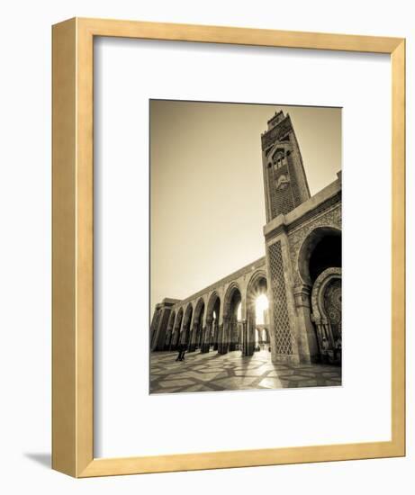 Morocco, Casablanca, Mosque of Hassan II-Michele Falzone-Framed Photographic Print