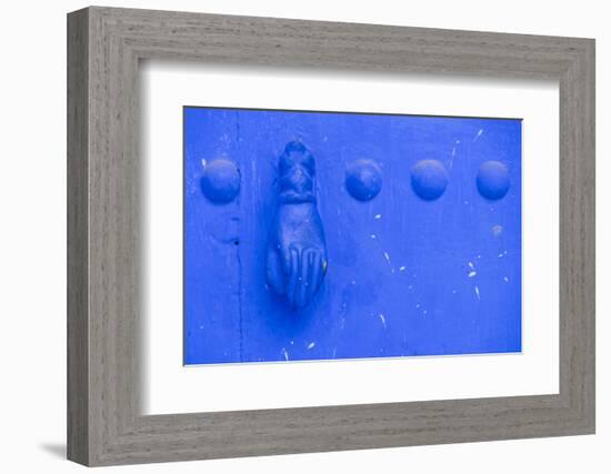 Morocco, Chaouen . Distinctive Features of Moroccan Architecture-Emily Wilson-Framed Photographic Print