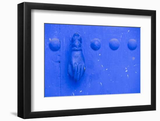 Morocco, Chaouen . Distinctive Features of Moroccan Architecture-Emily Wilson-Framed Photographic Print