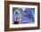 Morocco, Chaouen. Plantings in Colorful Pots Line the Narrow Corridors-Emily Wilson-Framed Photographic Print