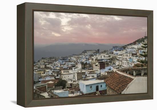 Morocco, Chaouen. Range of the Rif Mountains in the Background-Emily Wilson-Framed Premier Image Canvas