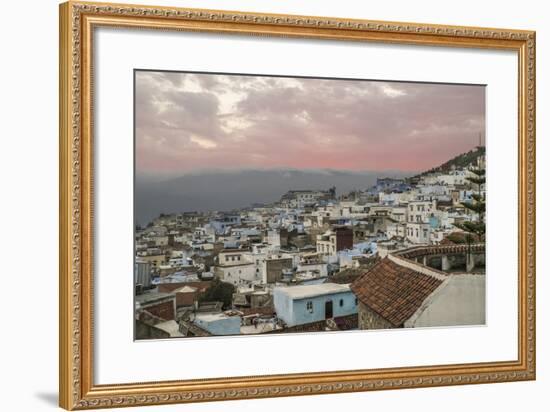 Morocco, Chaouen. Range of the Rif Mountains in the Background-Emily Wilson-Framed Photographic Print