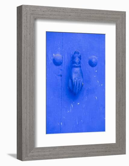 Morocco, Chaouen, Traditional Fatima Door Knocker-Emily Wilson-Framed Photographic Print