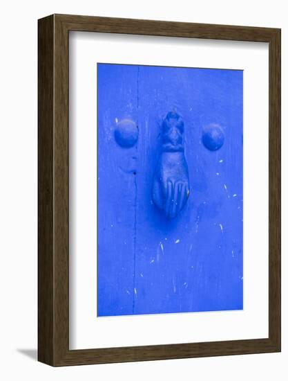 Morocco, Chaouen, Traditional Fatima Door Knocker-Emily Wilson-Framed Photographic Print