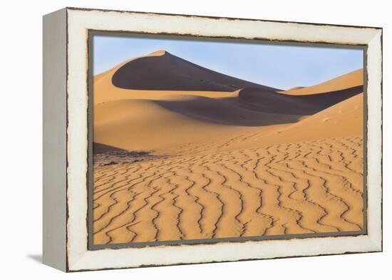 Morocco, Erg Chegaga Is a Saharan Sand Dune-Emily Wilson-Framed Premier Image Canvas