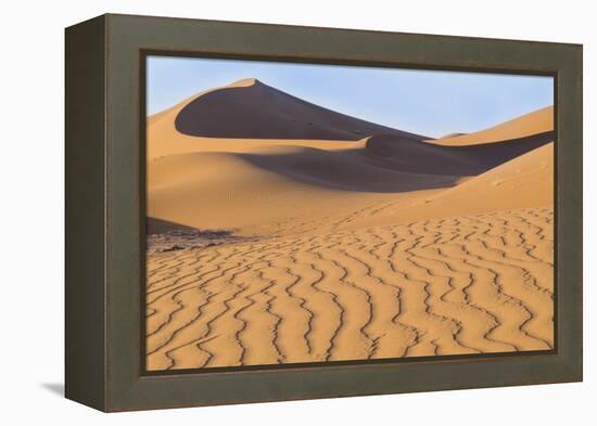 Morocco, Erg Chegaga Is a Saharan Sand Dune-Emily Wilson-Framed Premier Image Canvas