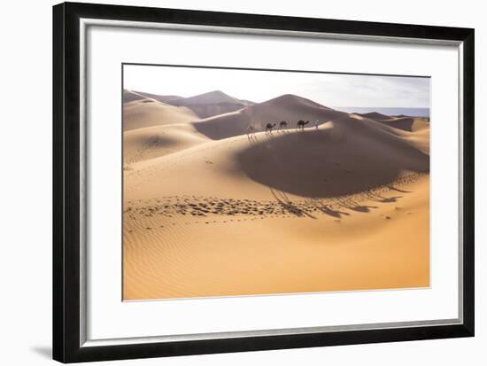 Morocco, Erg Chegaga Is a Saharan Sand Dune-Emily Wilson-Framed Photographic Print