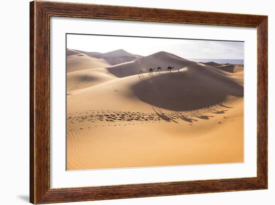 Morocco, Erg Chegaga Is a Saharan Sand Dune-Emily Wilson-Framed Photographic Print