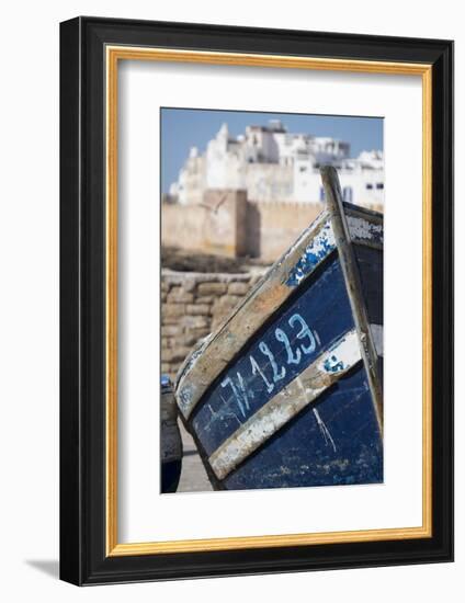 Morocco, Essaouira, Fishing Boat-Emily Wilson-Framed Photographic Print