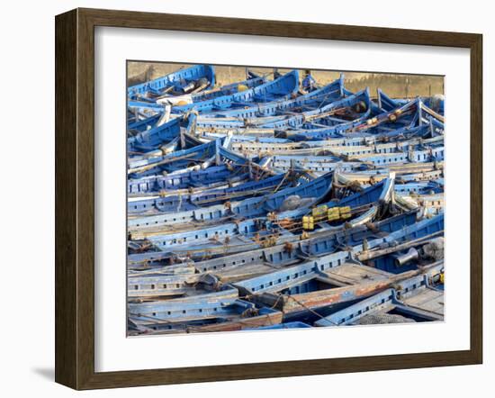 Morocco, Essaouira Fishing Port-Charles Bowman-Framed Photographic Print