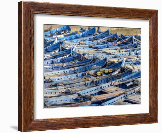 Morocco, Essaouira Fishing Port-Charles Bowman-Framed Photographic Print