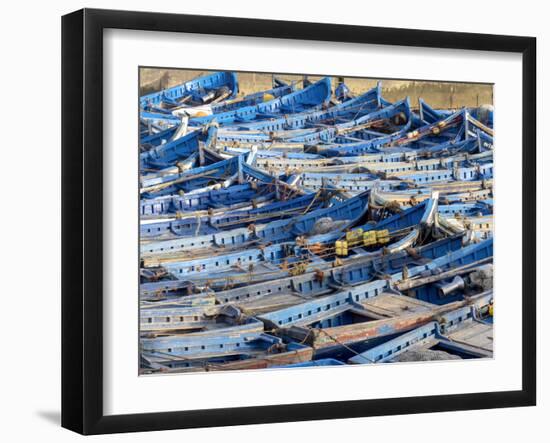 Morocco, Essaouira Fishing Port-Charles Bowman-Framed Photographic Print