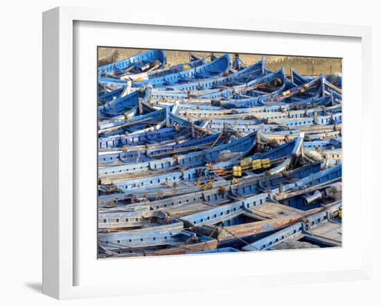 Morocco, Essaouira Fishing Port-Charles Bowman-Framed Photographic Print