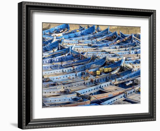 Morocco, Essaouira Fishing Port-Charles Bowman-Framed Photographic Print