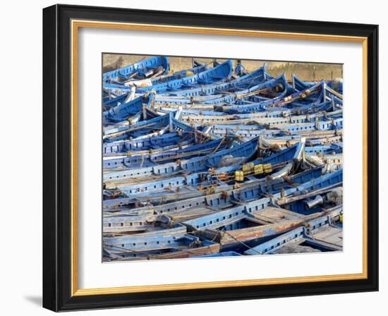 Morocco, Essaouira Fishing Port-Charles Bowman-Framed Photographic Print