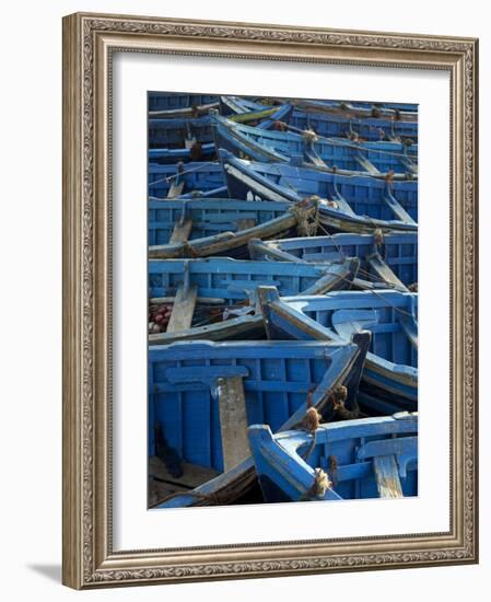 Morocco, Essaouira; the Traditional Fishing Port-Mark Hannaford-Framed Photographic Print