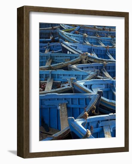 Morocco, Essaouira; the Traditional Fishing Port-Mark Hannaford-Framed Photographic Print