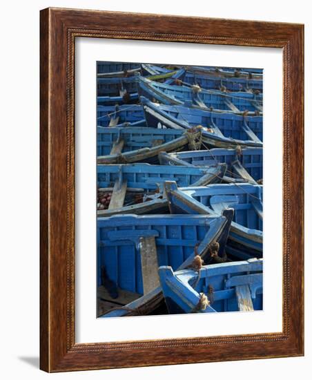 Morocco, Essaouira; the Traditional Fishing Port-Mark Hannaford-Framed Photographic Print