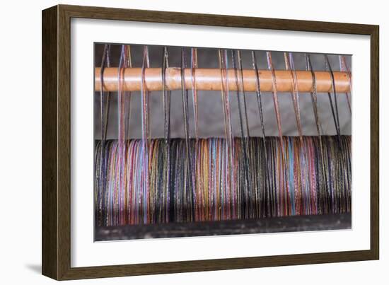 Morocco, Fes Medina, Weaving in the Old Souk-Emily Wilson-Framed Photographic Print