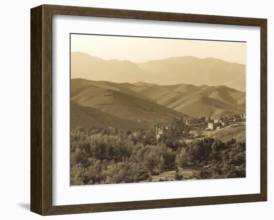 Morocco, High Atlas Mountains, Kasbah Ait Arbi-Michele Falzone-Framed Photographic Print