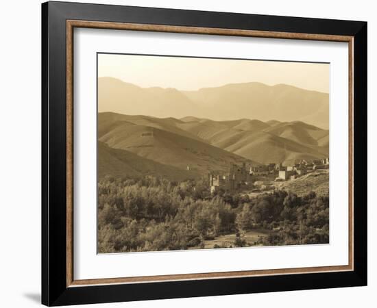 Morocco, High Atlas Mountains, Kasbah Ait Arbi-Michele Falzone-Framed Photographic Print