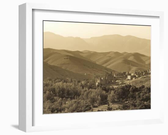 Morocco, High Atlas Mountains, Kasbah Ait Arbi-Michele Falzone-Framed Photographic Print