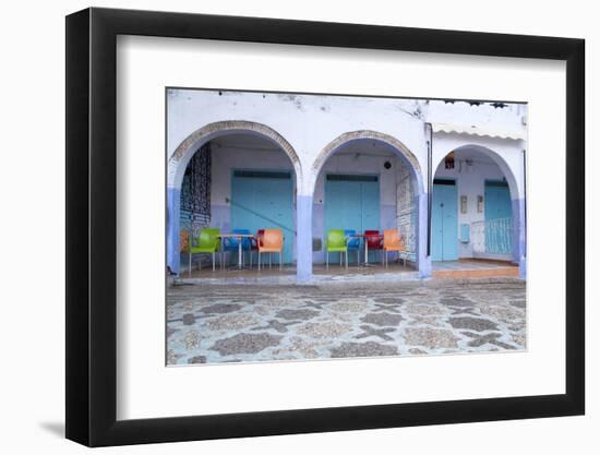 Morocco, Local Village Eatery in Chefchaouen in Village Medina-Emily Wilson-Framed Photographic Print