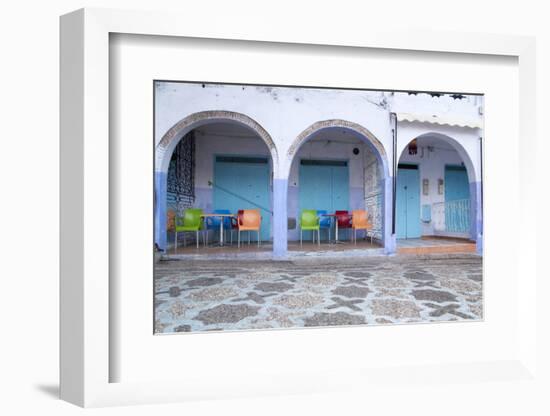 Morocco, Local Village Eatery in Chefchaouen in Village Medina-Emily Wilson-Framed Photographic Print