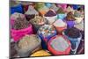 Morocco, Marrakech. Bags of Herbs, Spices and Dried Floral and Vegetable Items in the Souk-Emily Wilson-Mounted Photographic Print