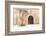 Morocco, Marrakech. Doorway Set into a Beige Way-Emily Wilson-Framed Photographic Print