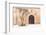 Morocco, Marrakech. Doorway Set into a Beige Way-Emily Wilson-Framed Photographic Print