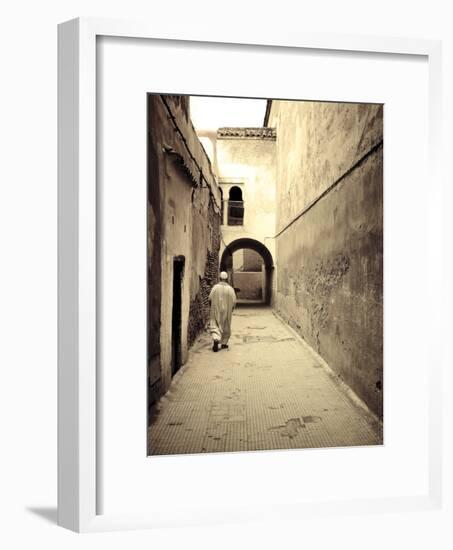 Morocco, Marrakech, Medina (Old Town)-Michele Falzone-Framed Photographic Print