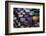 Morocco, Marrakech. Moroccan Hand-Painted Glazed Ceramic Dishes-Kymri Wilt-Framed Photographic Print