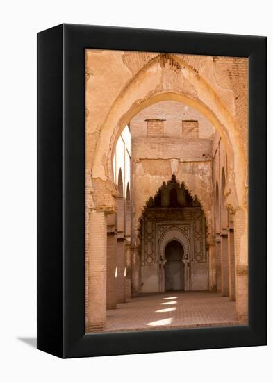 Morocco, Marrakech, Tinmal. the Great Mosque of Tinmal-Emily Wilson-Framed Premier Image Canvas