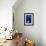 Morocco, Marrakech. Yves Saint Laurent's Jardin Majorelle-Kymri Wilt-Framed Photographic Print displayed on a wall