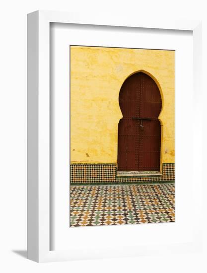 Morocco, Meknes. Mausoleum of Moulay Ismail-Kymri Wilt-Framed Photographic Print