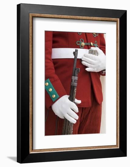 Morocco, Rabat. Detail of the uniform of a Royal Mausoleum Guard.-Brenda Tharp-Framed Photographic Print