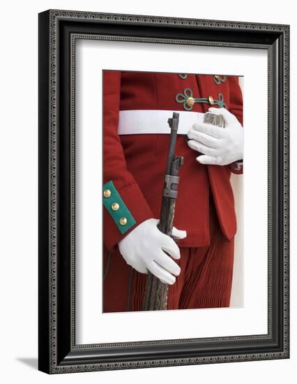 Morocco, Rabat. Detail of the uniform of a Royal Mausoleum Guard.-Brenda Tharp-Framed Photographic Print