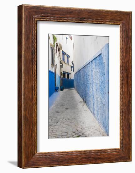 Morocco, Rabat, Sale, Kasbah Des Oudaias, Streets of the 'Old Town' Sector-Emily Wilson-Framed Photographic Print