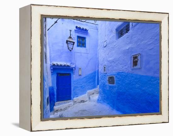 Morocco, Rif Mountains, Chefchaouen, Medina-Michele Falzone-Framed Premier Image Canvas