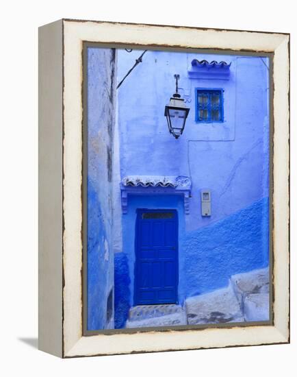 Morocco, Rif Mountains, Chefchaouen, Medina-Michele Falzone-Framed Premier Image Canvas