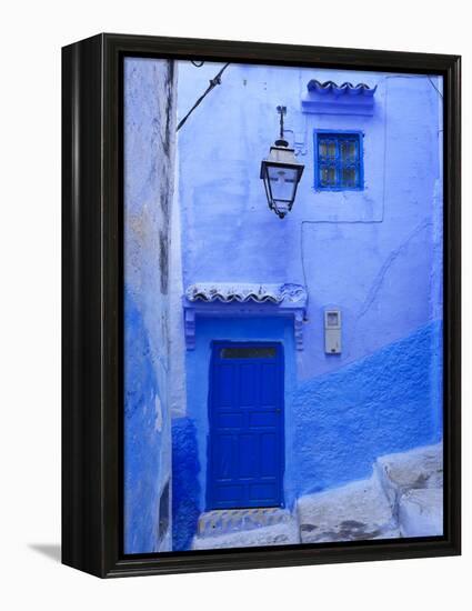 Morocco, Rif Mountains, Chefchaouen, Medina-Michele Falzone-Framed Premier Image Canvas