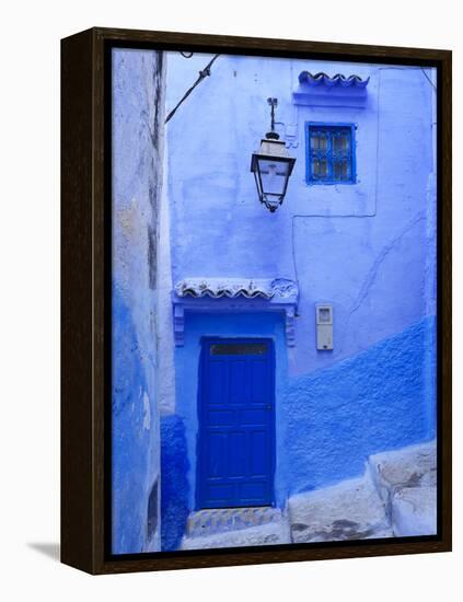 Morocco, Rif Mountains, Chefchaouen, Medina-Michele Falzone-Framed Premier Image Canvas