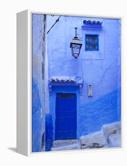 Morocco, Rif Mountains, Chefchaouen, Medina-Michele Falzone-Framed Premier Image Canvas